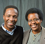 Mutua and Stephanie Mahiaini