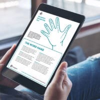 The Word Hand | Navigators Discipleship Resources | Word Hand resource on an iPad