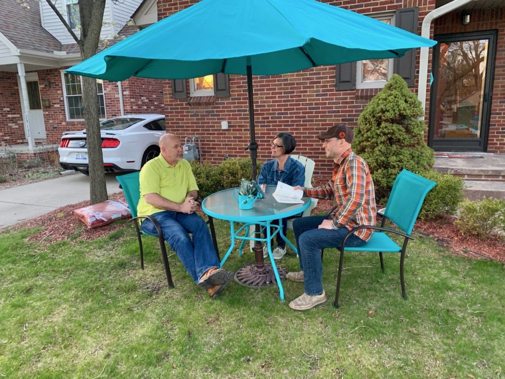 front yard intentional conversations turquoise table The Navigators Detroit