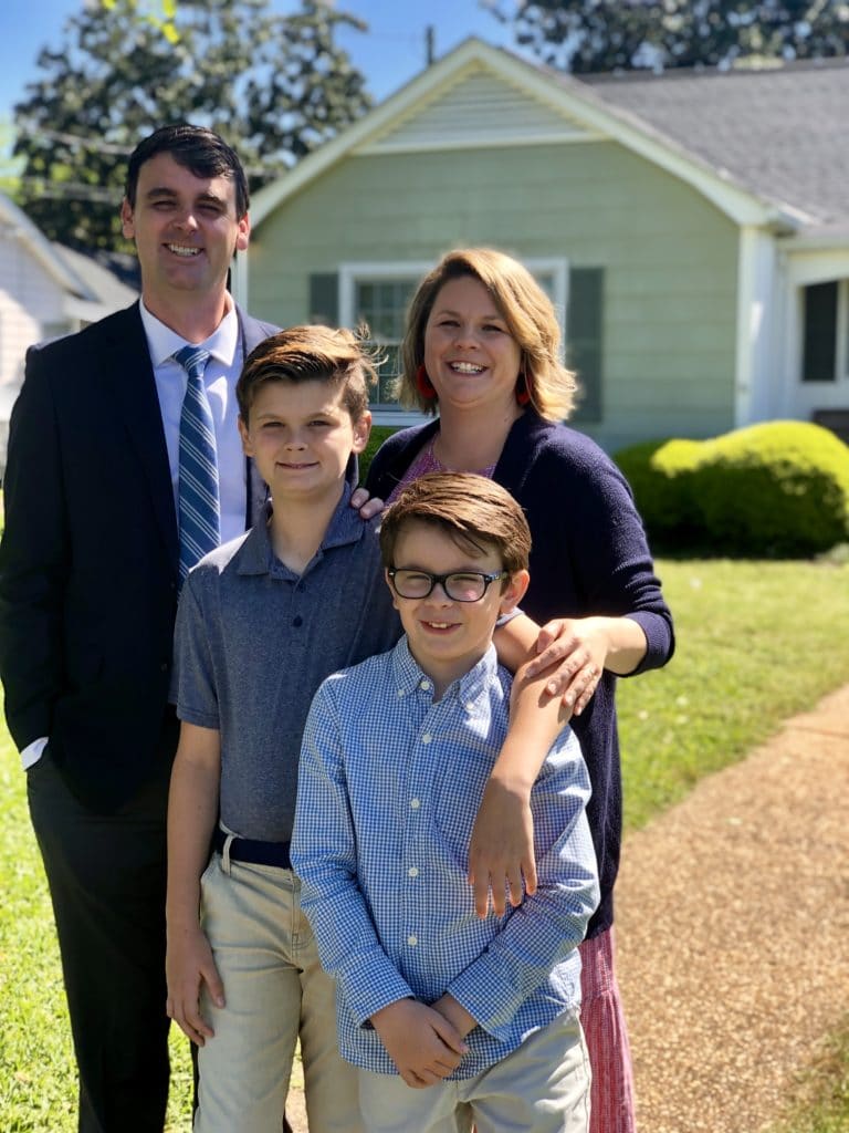 Lesley Wolfe and her family Unexpected Fruit Navigator Neighbors