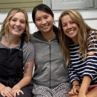 A World of God’s Possibility | Navigators Collegiate Ministry | Three female Boston University students sitting on stairs