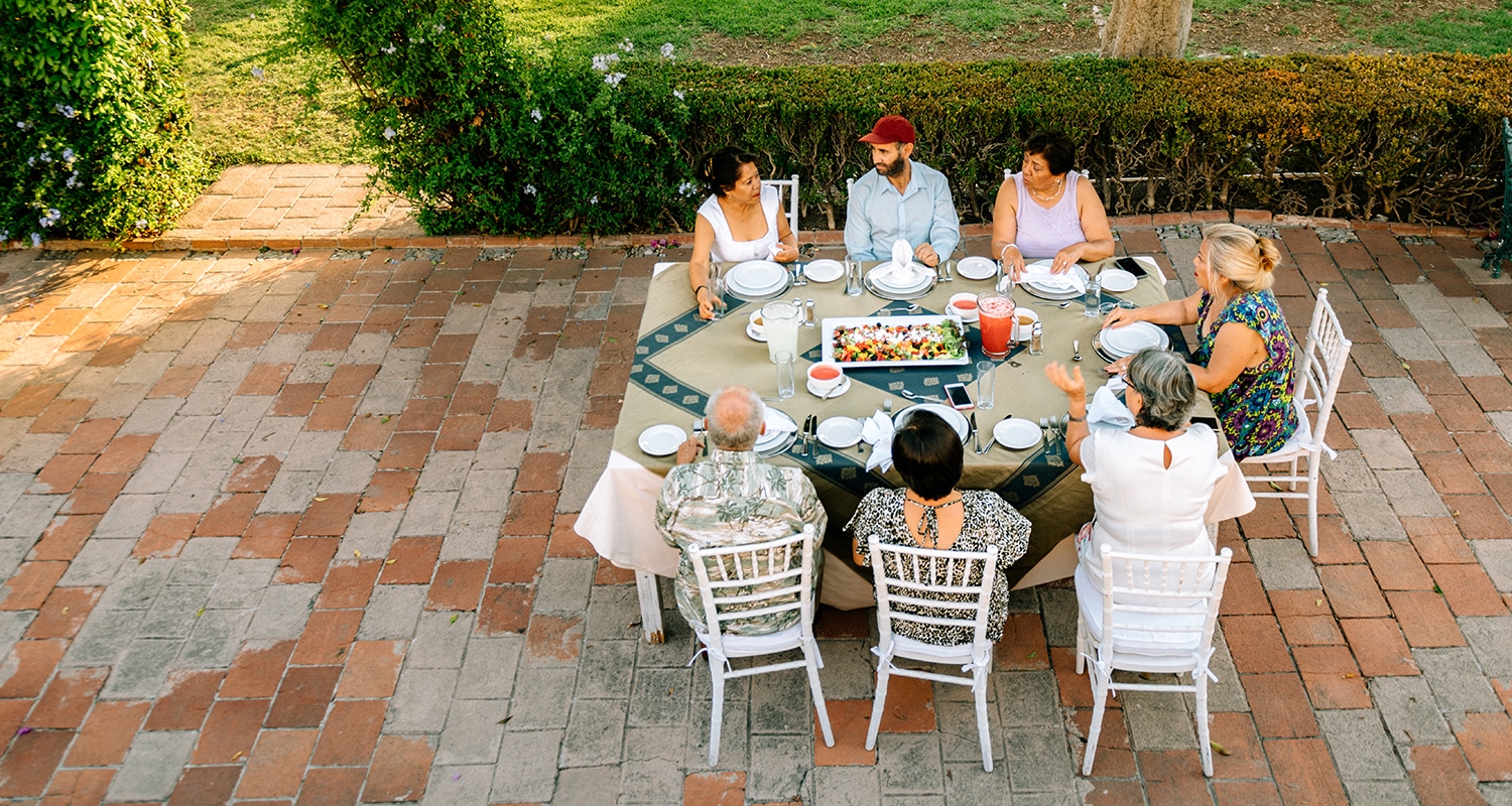 Making Disciples Among Familia | The Navigators Communities | Senior Friends at Garden Party Reunion