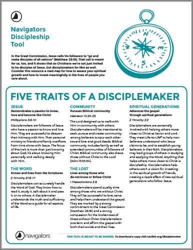 Five Traits of a Disciplemaker | The Navigators