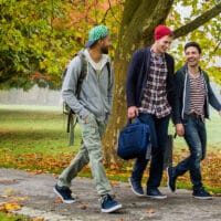Fraternity Ministry: Reaching the Next Generation | The Navigators Collegiate Ministry | University students walking on footpath