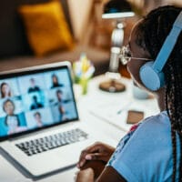 Extending Training Globally: From a pandemic response to a new training experience | The Navigators International Missions | Group of international students having online meeting