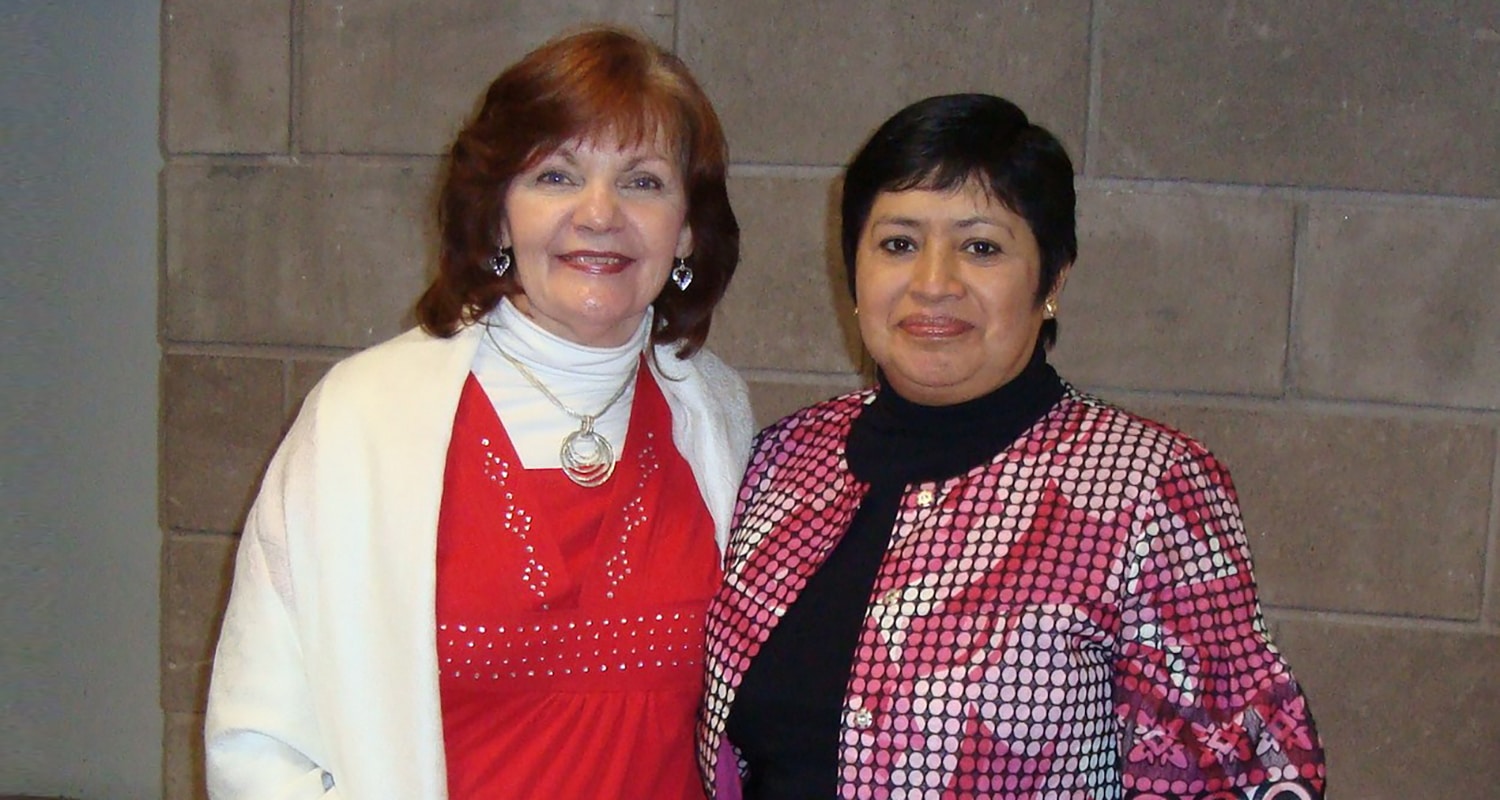 Sharing the Hope of Jesus: Decades of Answered Prayer | The Navigators World Missions | Left to right - Diane and Juanita